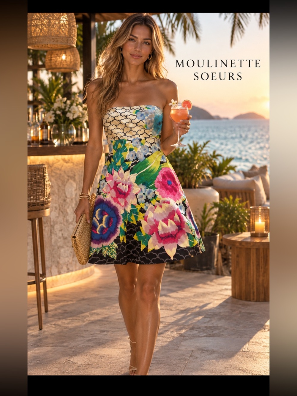 MOULINETTE SŒURS - ANTHROPOLOGIE, the Tropics Lotus silk dress!